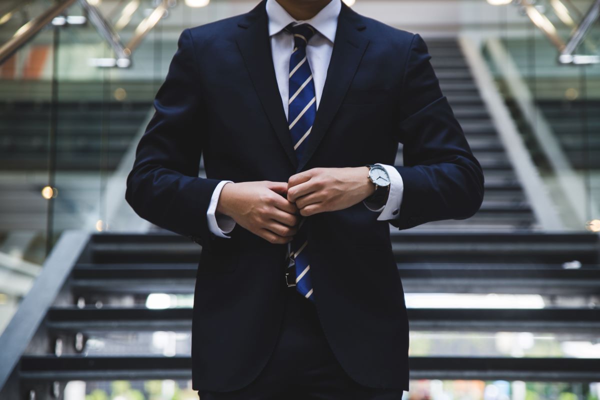 well dressed business man