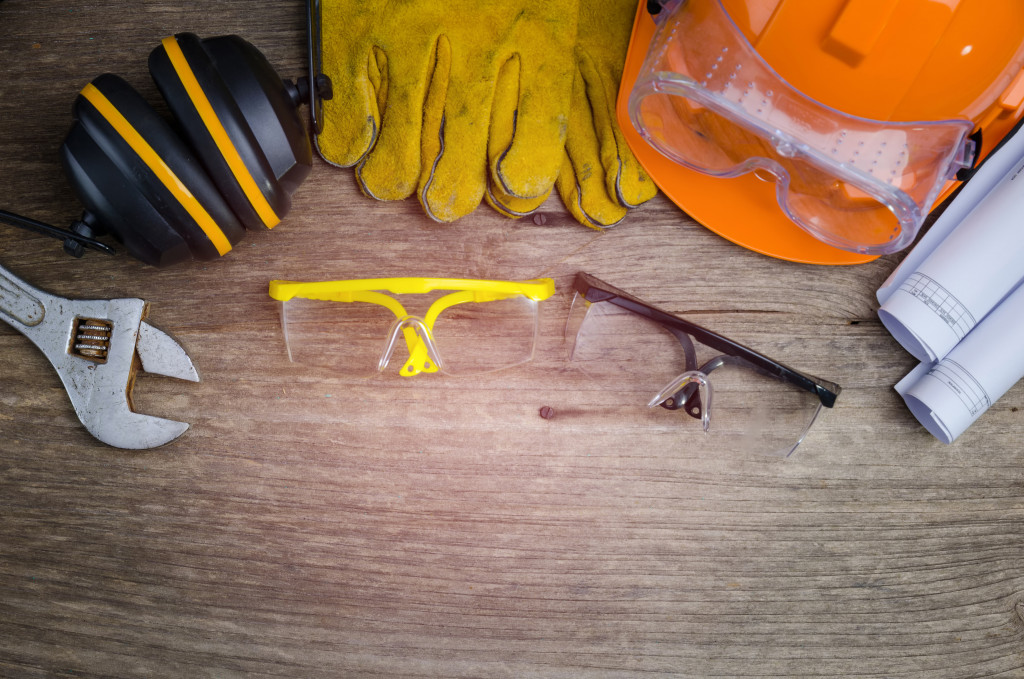 Safety equipment for construction workers