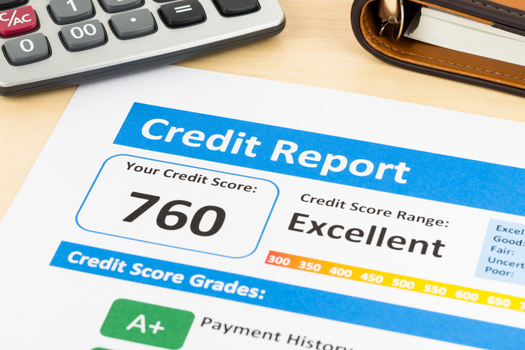 Credit report for businesses