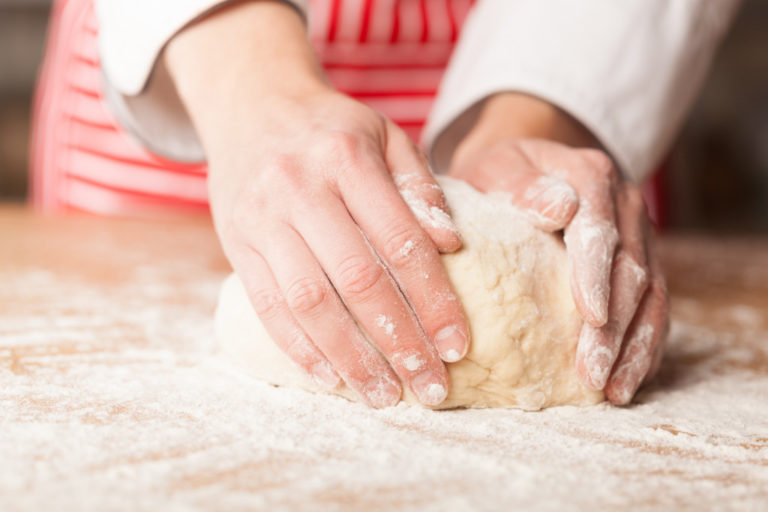 kneading dough