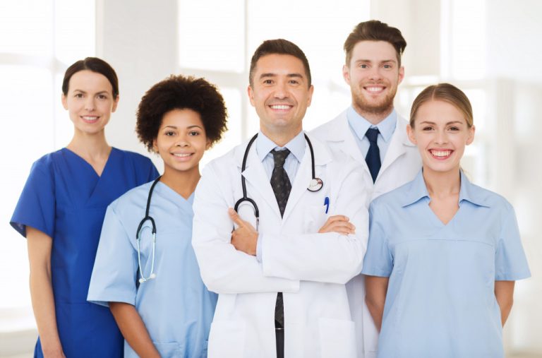 a groupd of healthcare providers